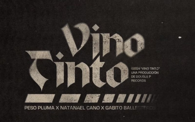 Peso Pluma, Natanael Cano & Gabito Ballesteros - vino tinto